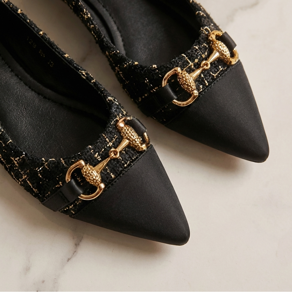 Ballerines Verona | Tweed Raffiné