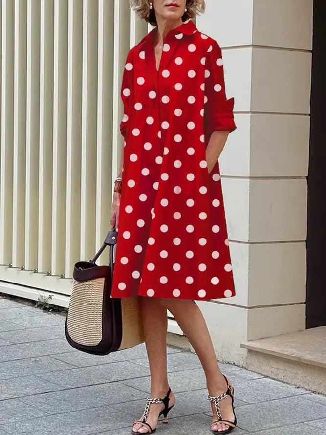 Jodie | Robe Midi Élégante Inétemporelle