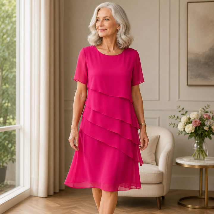 LINDA | Elegant Layered Dress