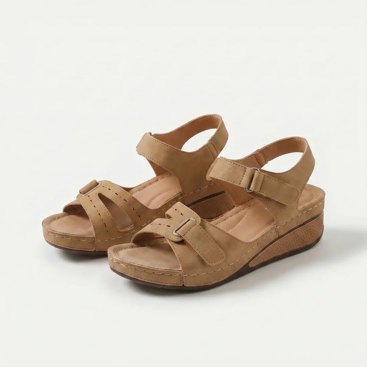 LEILA | Comfortable Orthopaedic Sandals with Wedge