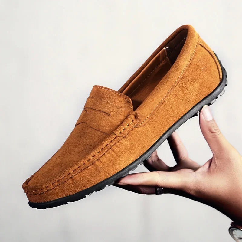 Gaston | Mocassin Daim Confort Chic