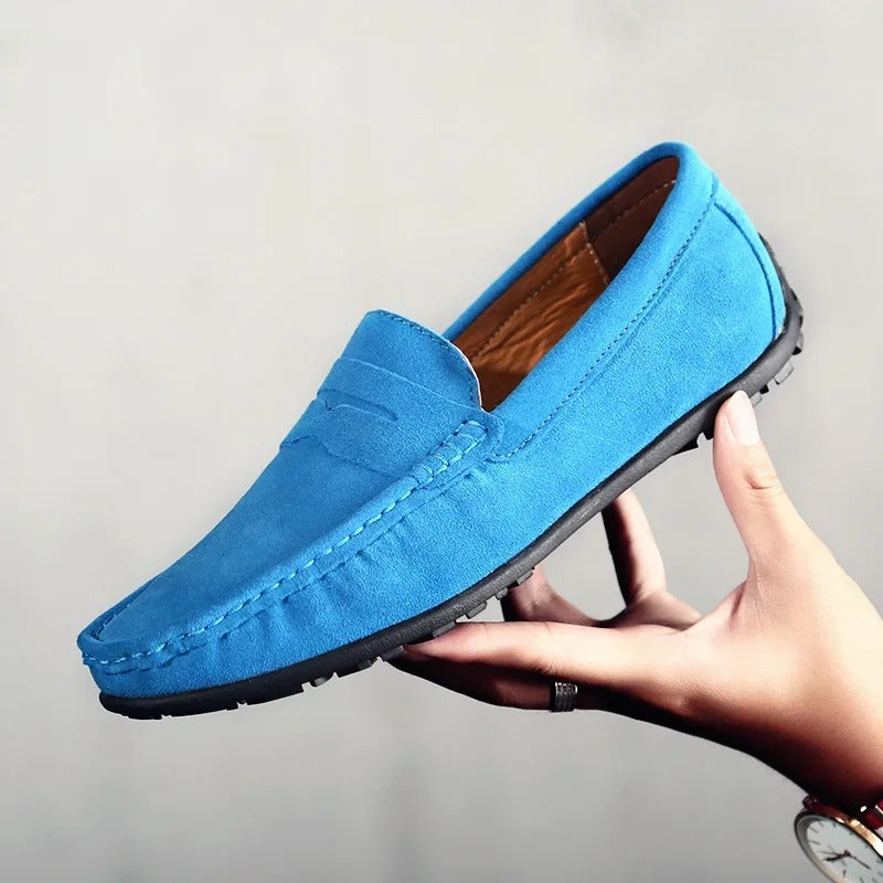 Gaston | Mocassin Daim Confort Chic